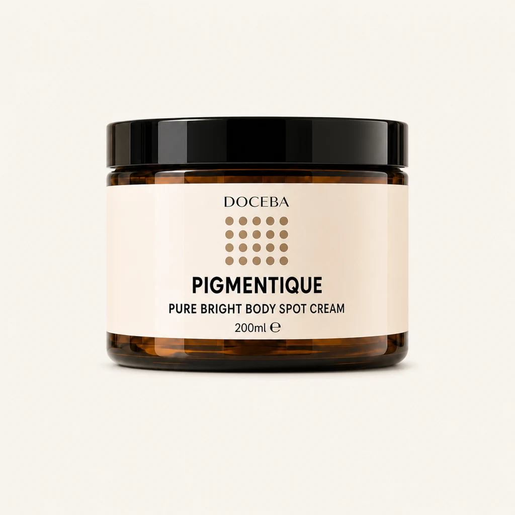 Pure Bright Body Spot Cream im DOCEBA Originaldesign